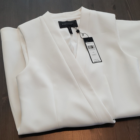 BCBG Maxazria vest blazer off white - Picture 2 of 8